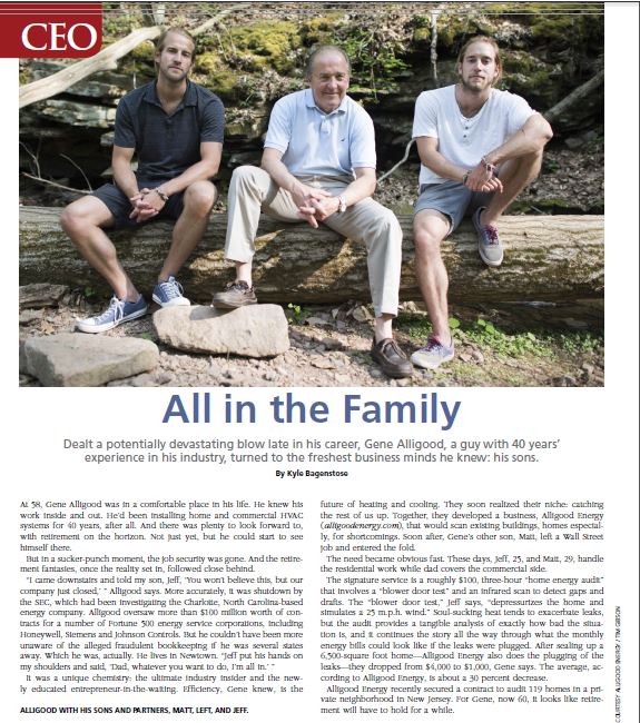 Bucks County-based Alligood Energy was featured in the August/September issue of BUCKS Life Magazine.