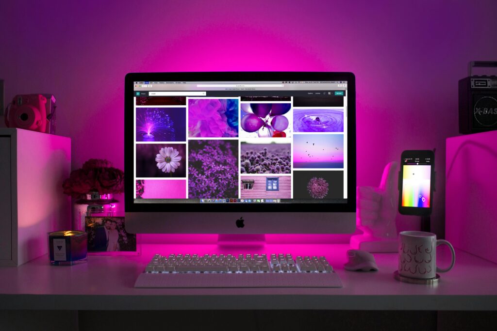 A minimalist design approach works well when it comes to website development.